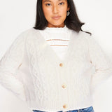 Claire Cardigan Cream x Gigi Knitwear