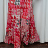 Coco Skirt Red and Pink Geo