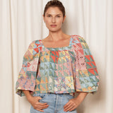 Martha Top Pastel Geo